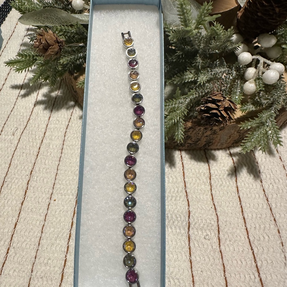 Touchstone Crystal Autumn Delite Ice Bracelet